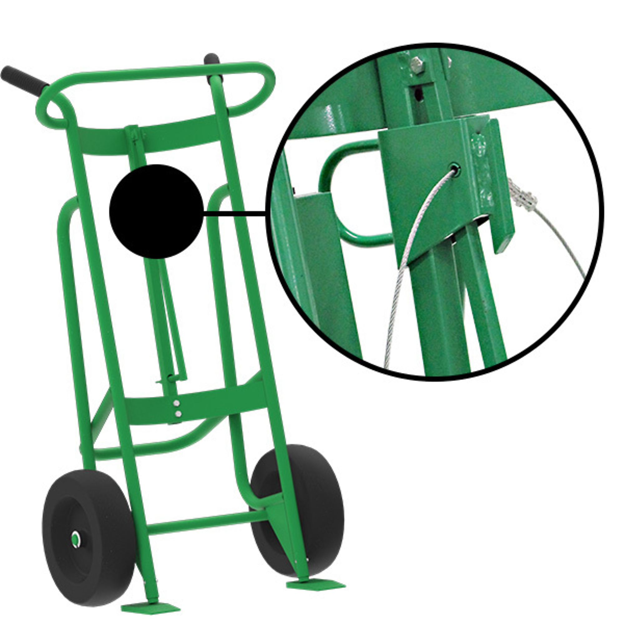Valley Craft, 2-Wheel Drum Hand Truck, Capacity 1000 lb, Model# F81600A9C